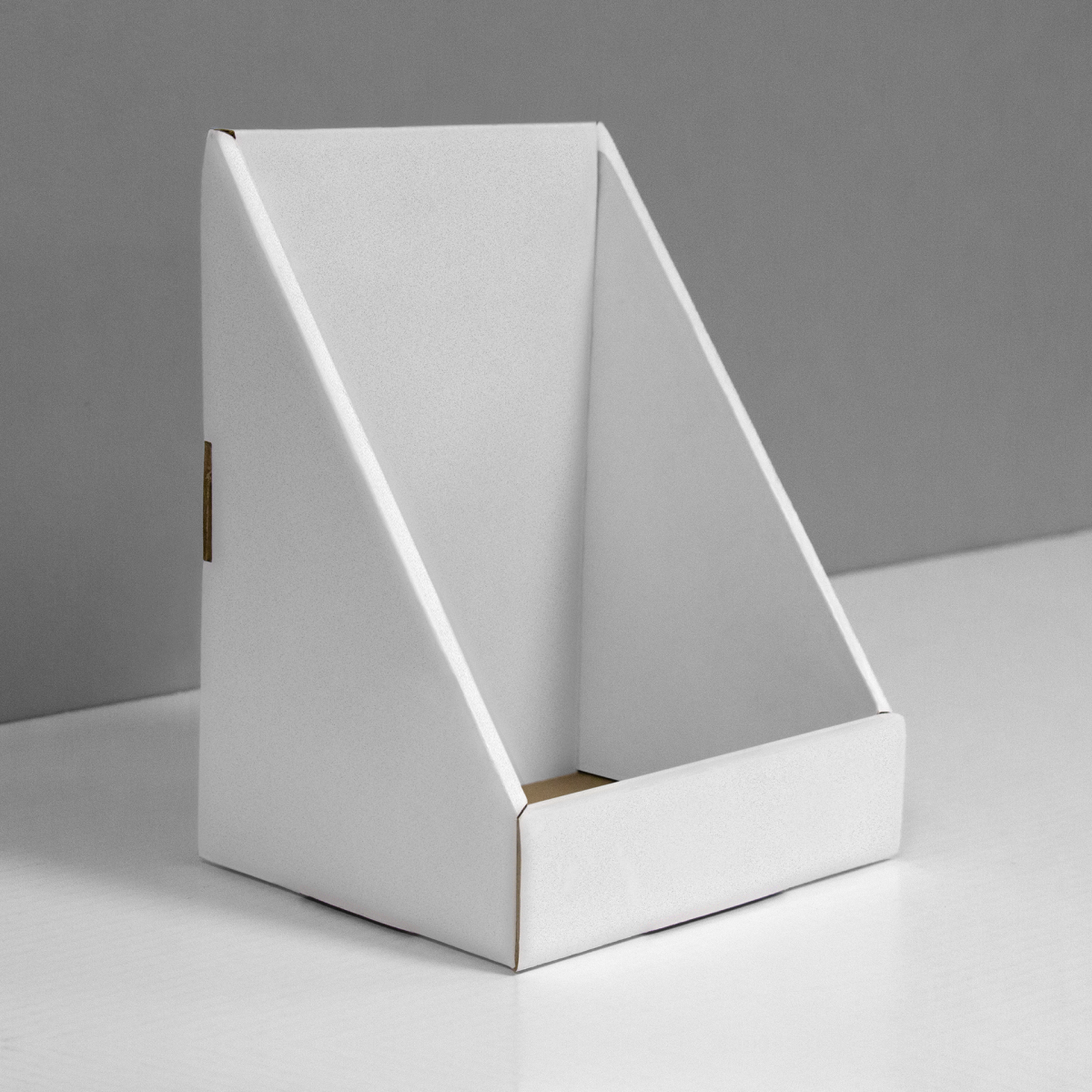 High Cardboard counter display - white