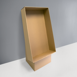 Cardboard floor displays - kraft