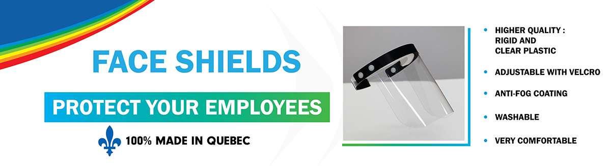 FACE SHIELD COVID presentation ad - english