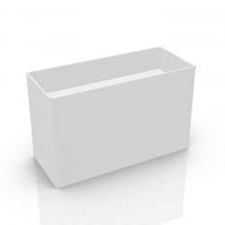 Présentoir de plancher benne en carton (dump bin) de la grosseur d'une demie palette - 3D
