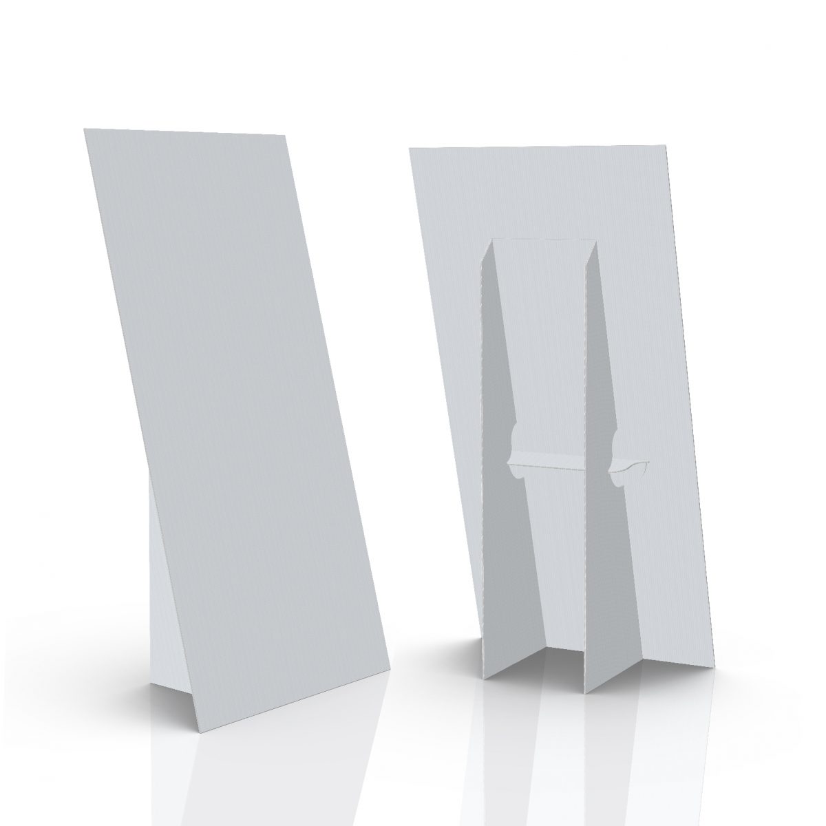 7392K Coroplast/Cardboard Easel Concept BBM