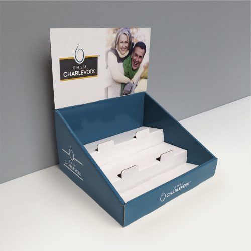 Cardboard display, with steps - photo