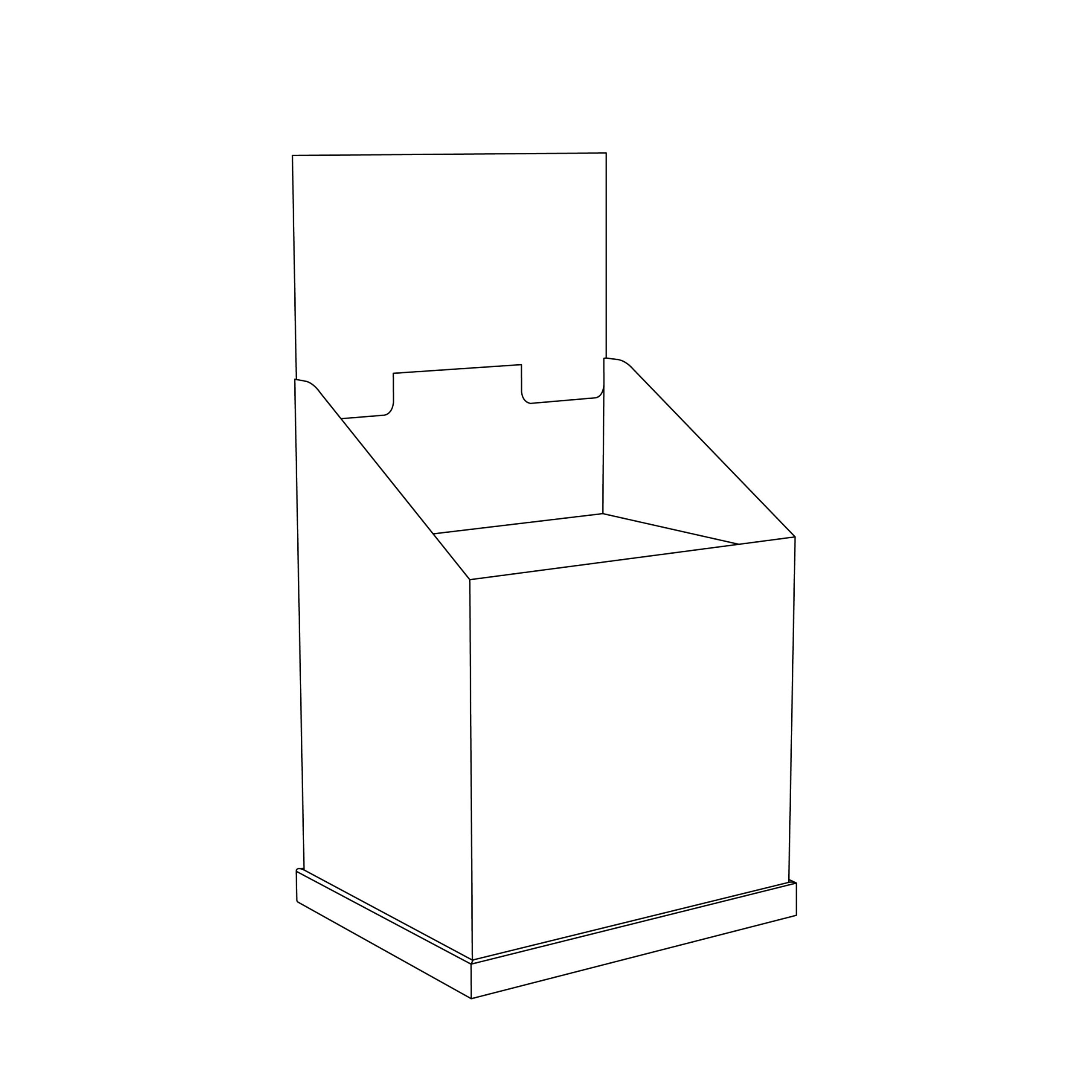 7785 Cardboard Dump bin Concept BBM